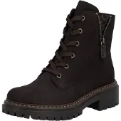 Rieker Botim com fivela 'Booties 72617' castanho escuro