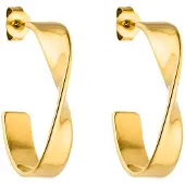 Purelei Brincos 'Flow' ouro