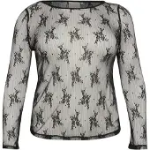 KAFFE CURVE Blusa 'KCPen' preto