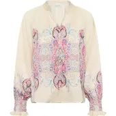 Saint tropez Blusa 'Surya' bege / azul / rosa