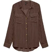 Vero Moda Blusa 'VMBUMPY' castanho / chocolate