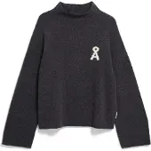 Armedangels Pullover 'ICONIC ŠMonalaa' antracite / branco
