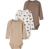 Name it Body De Manga Comprida Sloth 3 Pares
