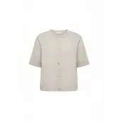 Levete Room Casaco de malha ' LR-ELOISE ' taupe