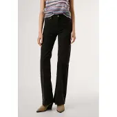 Pepe Jeans para mulher. PL2100020 Calça flare Willa Corduroy preta (32/32), Preto, Casual, Veludo
