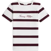 Tommy Hilfiger Camisa vermelho escuro / branco