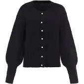 Dreimaster Klassik Casaco de malha preto