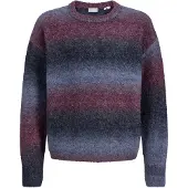 JJXX Pullover marinho / azul claro / vermelho vinho