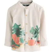Next Camisa bege / abe / laranja / tangerina