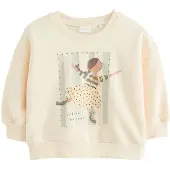 Next Sweatshirt creme / amarelo pastel / menta