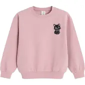 Cool Club Sweatshirt rosa / preto