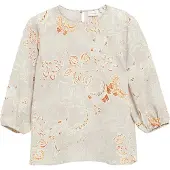 Comma Blusa ecru / areia / laranja claro / laranja escuro