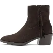 Rylko Botas pelo tornozelo castanho escuro