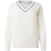 MAERZ Muenchen Pullover azul céu / branco