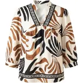 Usha Blusa castanho