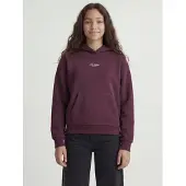JJXX Sweatshirt 'JXSTUDIO VESTERBRO' vermelho vinho / branco