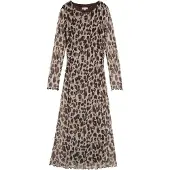 Tom Tailor Vestido estuque / chocolate / cinzento