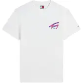 Tommy Hilfiger Camisa azul escuro / amora / branco