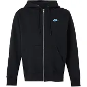 Nike Casaco em moletão 'CLUB' azul / preto