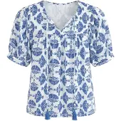 Usha Blusa azul