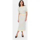 Saint tropez Saia 'MilaSZ' azul claro / amarelo pastel
