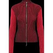 Desigual Casaco de malha vermelho / preto