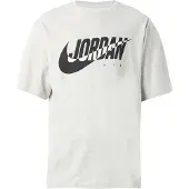 Jordan Camisa 'Brooklyn Essentials' cinzento escuro / preto / branco