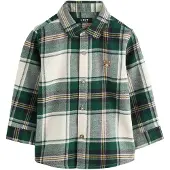Next Camisa amarelo / cinzento escuro / verde / branco lã