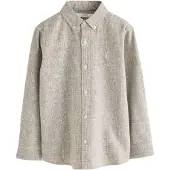 Next Camisa bege claro / cinzento escuro