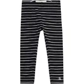 Calvin Klein Jeans Leggings preto / branco