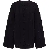 Dreimaster Casaco de malha preto