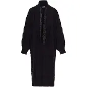 Dreimaster Sobretudo de malha preto