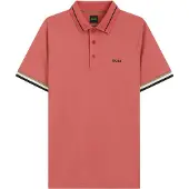 BOSS Camisa funcionais 'Court' oliveira / rosa escurecido / preto / branco