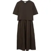 s.Oliver Vestido castanho escuro