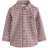 Next Camisa vermelho cereja / preto / branco