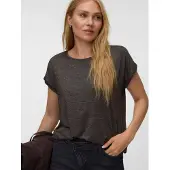 Vero Moda Camisa 'VMLava' castanho / prata