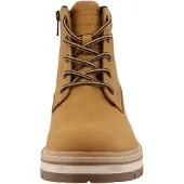 Tom Tailor Botas com atacadores camelo