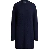 Ralph Lauren Vestido de malha navy / vermelho cereja