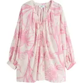 Next Vestido de praia ecru / rosa