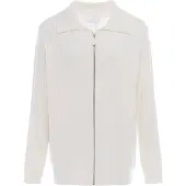 Usha WHITE LABEL Casaco de malha 'Minimalistic' offwhite