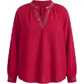 Usha Blusa vermelho vivo