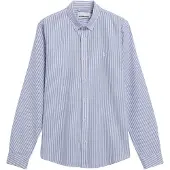 Armedangels Camisa 'QUAASA' azul claro / cinzento