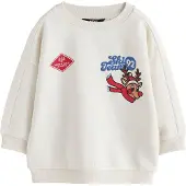 Next Sweatshirt ecru / azul / vermelho