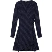 Desigual , Vestido decote em v manga longa, Mulher, Preto, S