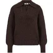 We fashion Pullover castanho escuro