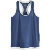Next Top azul / branco
