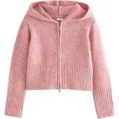 Next Casaco de malha rosado