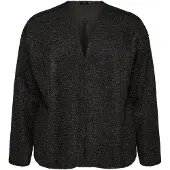 Zizzi Casaco de malha 'Mkari' preto