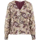 We fashion Blusa caril / verde / baga / branco