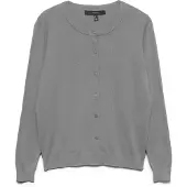Vero Moda Casaco de malha 'VMSILJE' acinzentado